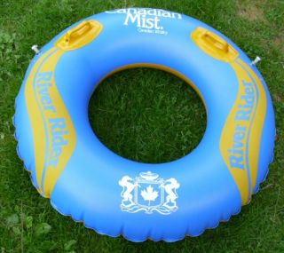 New Canadian Mist Advertising River Rider Inflatable Pool Raft Tube w Handles