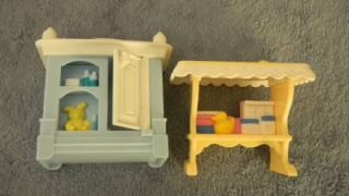 Fisher Price Loving Family Lot Children Baby Dolls Dogs Accessories Furniture
