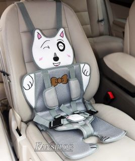 Cute Cat Shape Baby Child Infant Booster Car Safety Seat Belt Harness CH