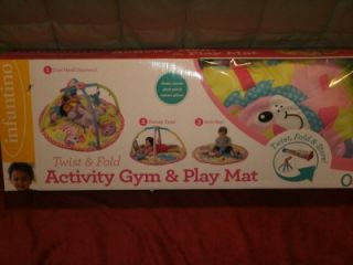 Infantino Pretty in Pink Musical Supreme Activity Gym New Fold N Store System
