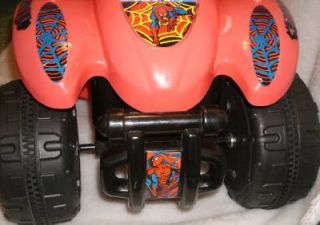 Awesome Spiderman Power Wheels Lil' Quad 6 Volt Battery Powered Ride On