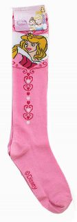 Disney Knee High Princess Aurora Kids Girls Socks Size 6 8 Shoe Size 10 5 4 PK