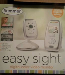 Summer Infant Easy Sight Digital Color Video Baby Monitor New SEALED in Box