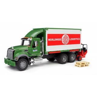 Bruder Granite Cargo Truck w Forklift Attached Toy Trucks Bruder Toys