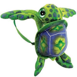 Backpack Bag Green Sea Turtle Zoo Travel Animal 18" Plush Pillow Doll Boys Girls