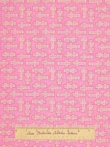 Pink Hopscotch Fabric Children at Play Michael Miller Baby Girl Cotton Yard