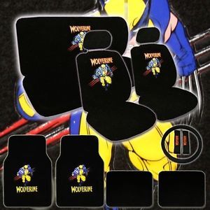 New 15pc Universal Marvel Wolverine Car Seat Covers Mat