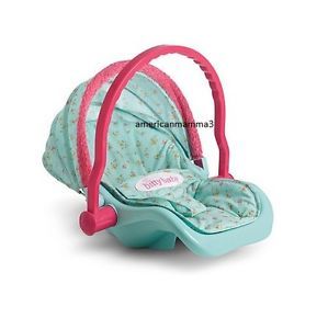 American Girl Bitty's Travel Seat for Bitty Twins Baby Dolls Car Seat Carrier