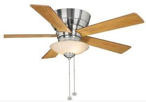 Hampton Bay Windward IV 52 Inch Ceiling Fan With Light Kit And Remote ...