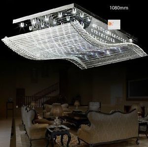 Gorgeous Modern LED Ceiling Fixtures Lamps Lighting Crystal Chandeliers Lights