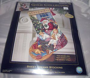 Dimensions Sweet Dreams Stocking Counted Cross Stitch Kit Christmas