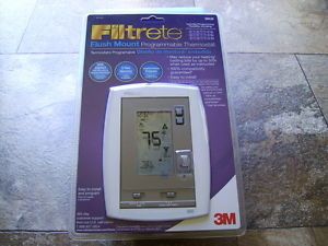 Filtrete Flush Mount Programmable Touch Screen Thermostat Same as Ritetemp 6036