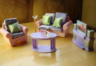 Doll House Barbie Full House Furniture Lot Set 100 PC
