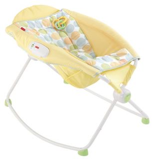 Fisher Price Newborn Baby Rock 'N Play Sleeper Vibration Rocker Yellow BHV55
