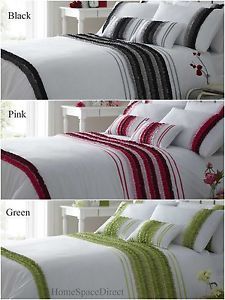 Black Green Pink White Duvet Cover Bedding Bed Sets Double King Super King
