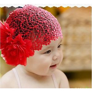 3 Color Flower Headband Newborn Baby Girl Elastic Hairband Hair Accessories