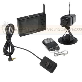 2 4G Wireless Mini DVR Camera Recorder w Monitor CCTV