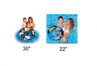 Batman Inflatable Swim Ring 22" 30" Pool Toys Lilo