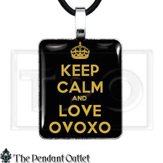 OVOXO YOLO Drake Take Care OVO Owl YMCMB Weeknd Rap Key Chain Pendant Necklace