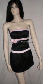 Jessica McClintock Black Pink Prom Dress Sz 3 5 7 11 13