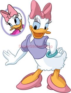 Daisy Duck "Choose Your Size" Decal Removable Vinyl Wall Sticker Decor 4 Girls