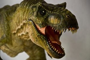 1 10 Male Tyrannosaurus Rex Dinosaur Painted Statue 4ft Long