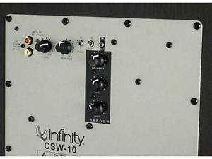 Infinity CSW 10 Powered Subwoofer Amplifier Plate Repair Service