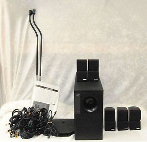 Bose Acoustimass 10 Home Theater Speaker System 100W CH Black with Bundled Items