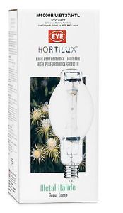 Eye Hortilux Grow Light Bulb M1000B U BT37 HTL Blue 1000W Metal Halide Watt