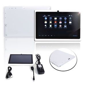 A13 4GB 7" Android 4 0 Tablet PC Multi Capacitive Touch Screen WiFi Camera White