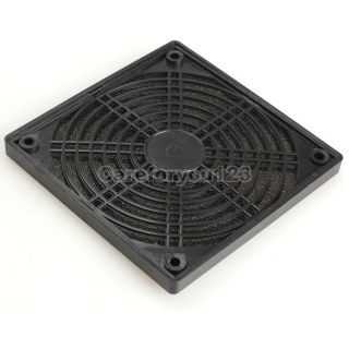 Black Dustproof 120mm Mesh Case Fan Dust Filter Cover Grill for PC Computer CU3