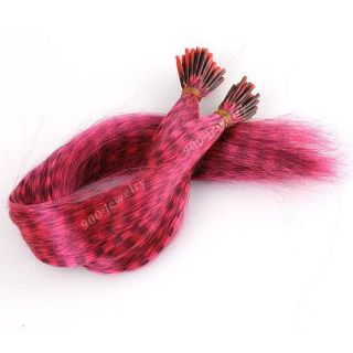 5pc 16" Womens Grizzly Pink Feather Hair Piece Extensions Kit Synthetic SB 547