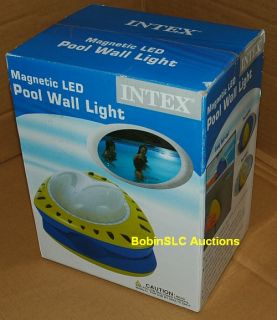 New Intex Magnetic LED Swimming Pool Wall Light for Above Ground Pools 50 Watt