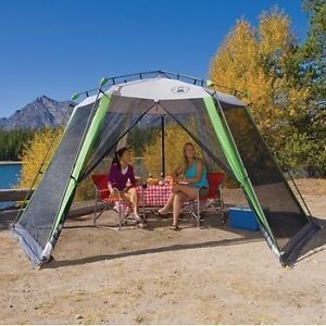 Coleman Quick Pitch 15 ft x 13 ft Screen House Tent 88" Center Height New