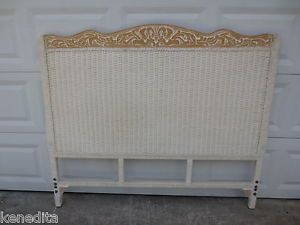 1 Pier One Imports Wicker Queen Size Headboard Rattan Jamaica White Cottage On Popscreen