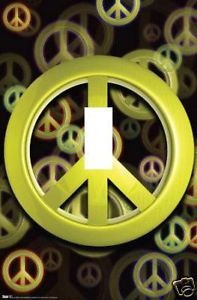 Peace Sign Home Decor Light Switch Plate Cover