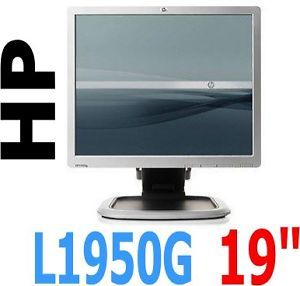 HP L1950G 19 inch LCD Monitor Black Silver