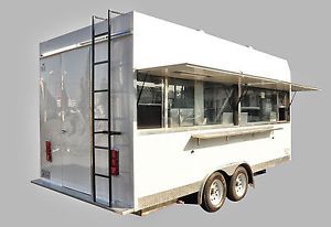 18' Concession Trailer Mobile Kitchen by Kareem Carts Food Trailer