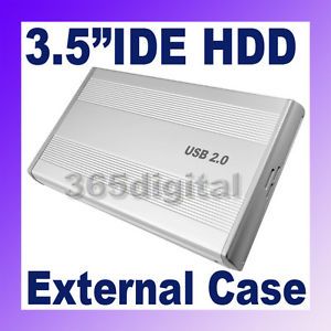 3 5" IDE USB 2 0 External Hard Drive Case HDD Enclosure