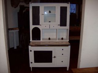 Antique Hoosier Cabinet Vintage Kitchen Furniture