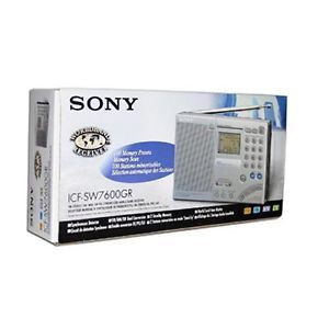 Sony ICF SW7600GR AM/FM Shortwave World Band Receiver With Single Side ...