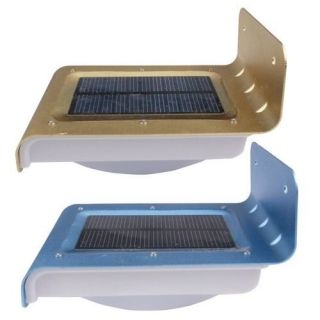 Stainless Steel Outdoor Solar 2 LED Stairway Garden Path Wall Mounted Light Lamp