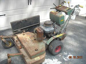 Bunton Brand Walk Behind Commercial Lawn Mower Grass Catcher as Is for Parts