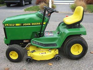 John Deere LX172 Riding Lawn Mower Tractor 1993 NMINT 38"Cut 5SPD Electric Start