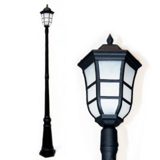 Brand New Lighting Garden Gorgeous Black Finished Outdoor Post Pole Light