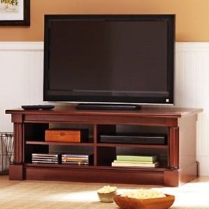 Coffee Table Two Adjustable Shelves TV Stand Storage Wood Furniture Living Room