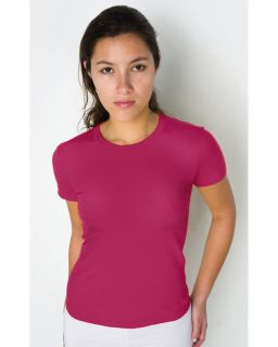 American Apparel 4 3 oz Fine Cotton Jersey T Shirt