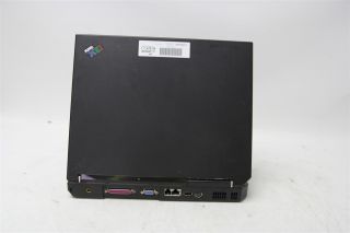 IBM Lenovo ThinkPad R40 Laptop Pentium 4 2 00GHz 256MB RAM No HDD BIOS Tested