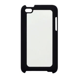 Blank 2D Plastic Metal Plate Sublimation iPod Touch 4 Case Black