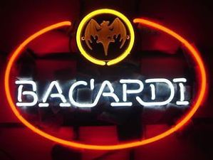 Bacardi Distillery Beer Bar Neon Light Sign ME308